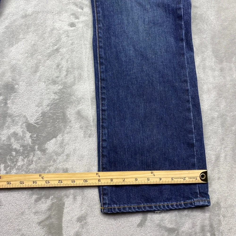J.‎ Crew Bootcut Dark Wash Denim Jeans Mens Cotton Sz 32 Grunge Western Retro